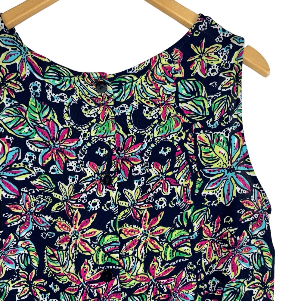 Like New Cynthia Rowley Sleeveless Floral Top XL - Picture 3 of 14